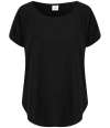 TL527 Tombo Scoop Neck T-Shirt Black colour image